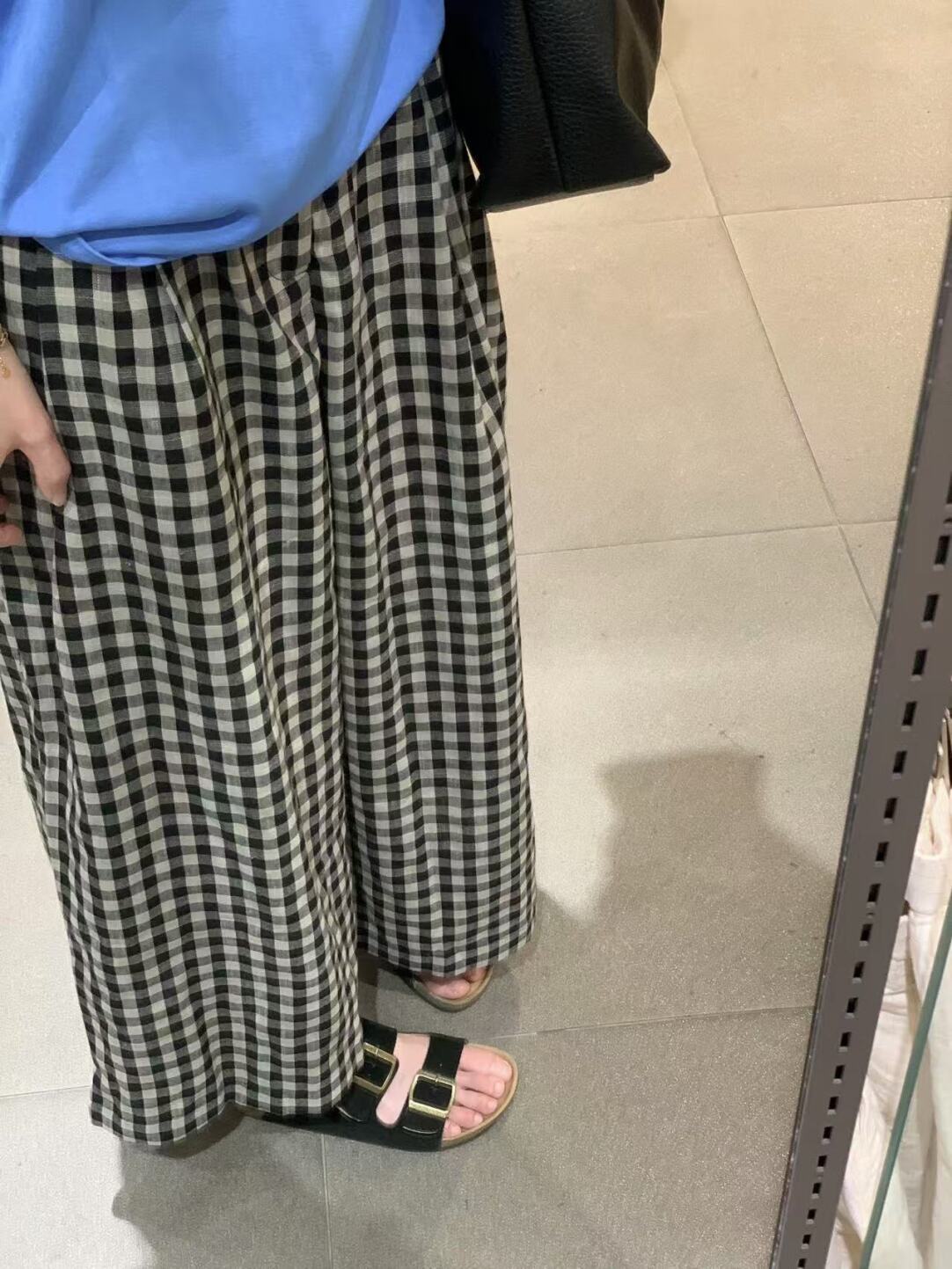 Lazy Comfortable Versatile Casual Plaid Pants