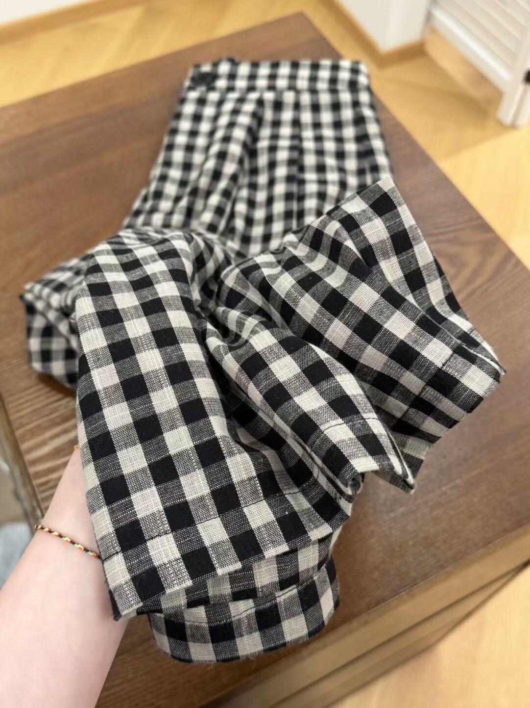 Lazy Comfortable Versatile Casual Plaid Pants - Image 4